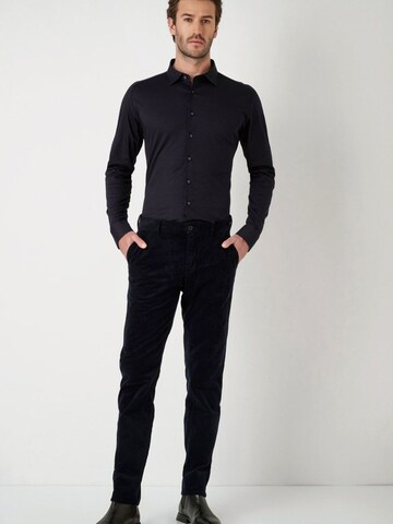 DESOTO Slim fit Button Up Shirt in Blue