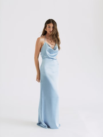 Robe de soirée 'Valeria' RÆRE by Lorena Rae en bleu : devant