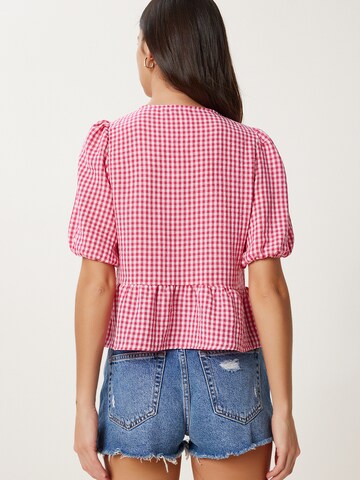 Happiness İstanbul Blus i rosa