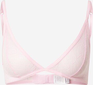 Sutien de la Calvin Klein Underwear pe roz: față