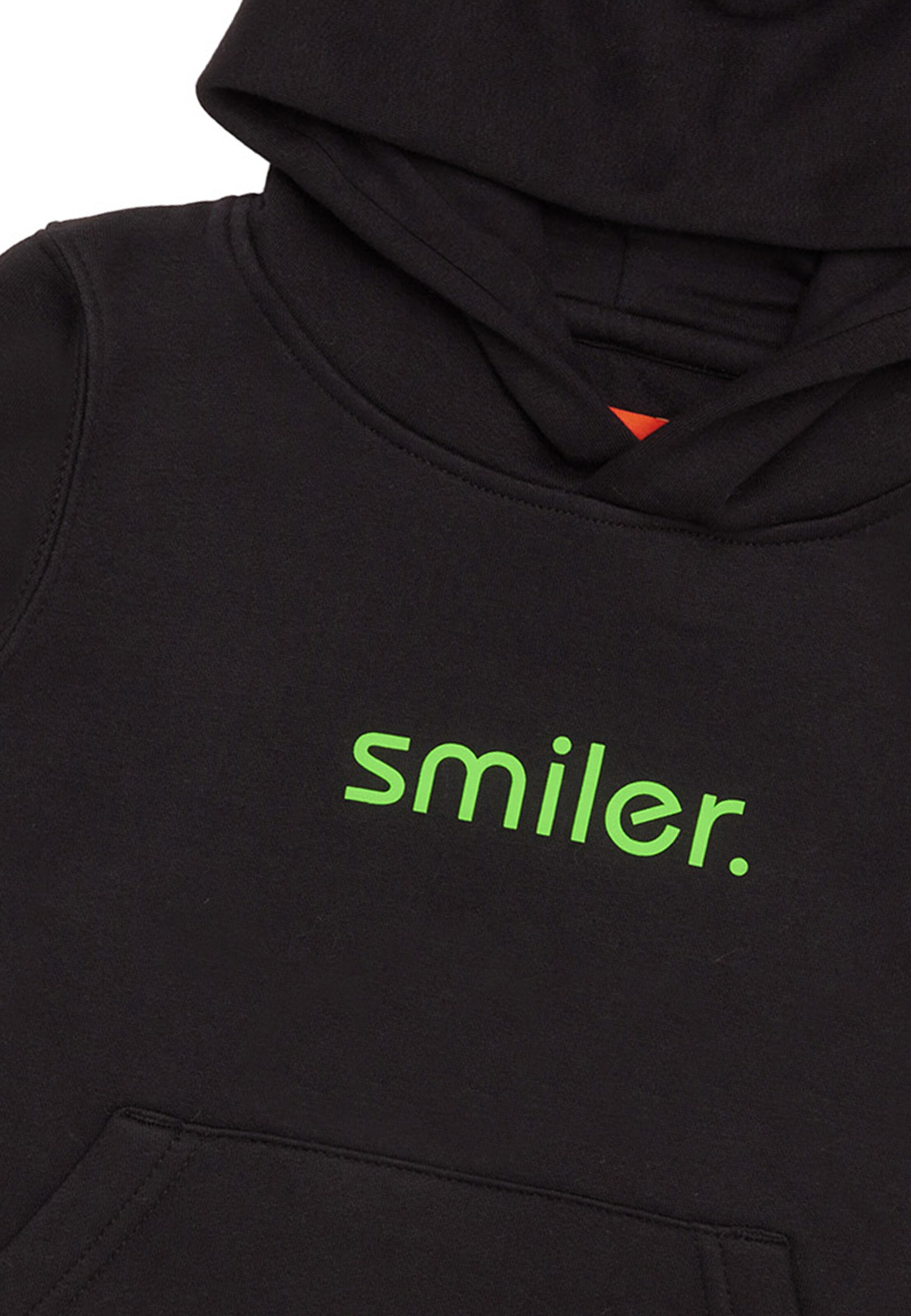 smiler. Sweatshirt in Black