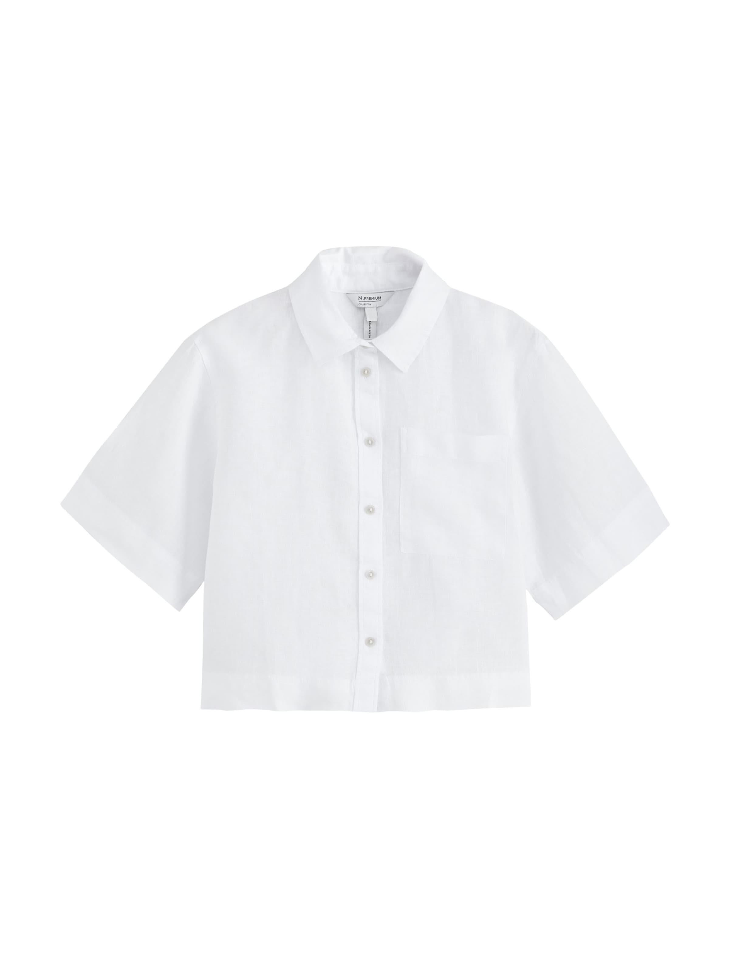 Next Blouse 'N. Premium' in Wit: voorkant