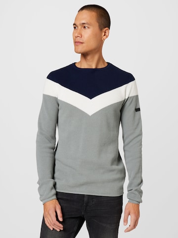 Pullover 'RÜDIGER' di Key Largo in grigio: frontale