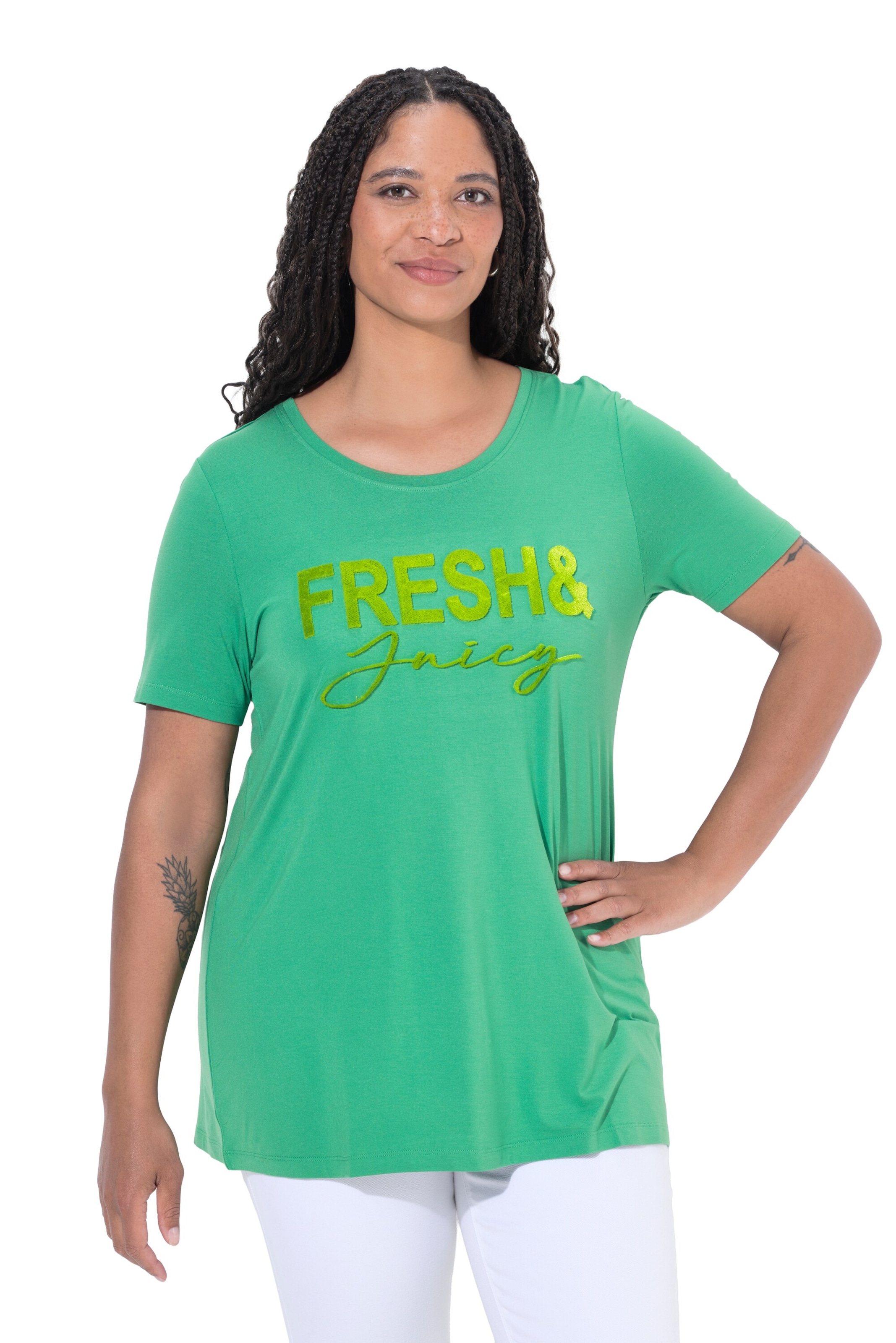 MIAMODA Shirt in Groen: voorkant