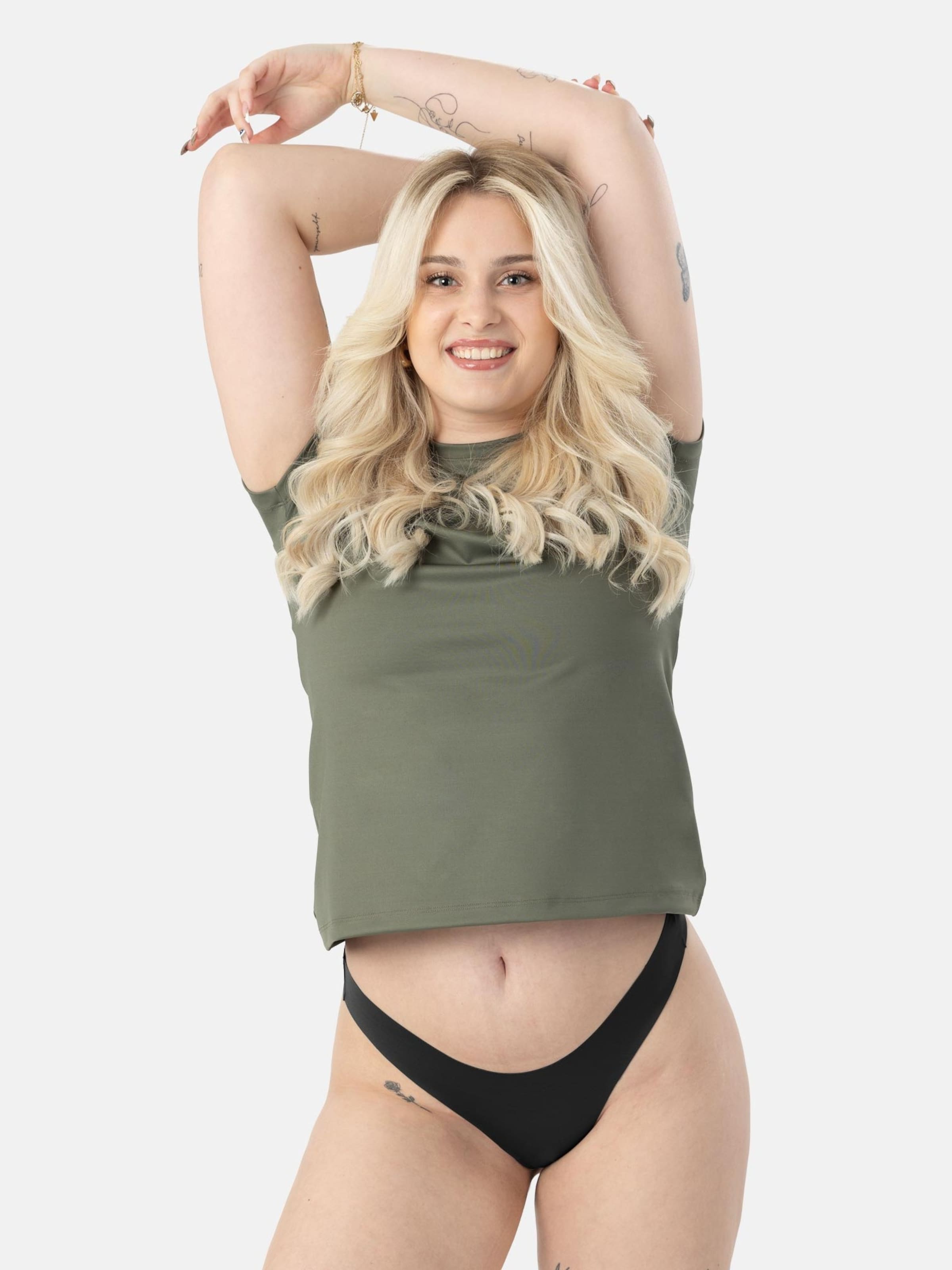 LEAFLETIC Panty 'Leafletic Women’s Low Rise Brazilian' in Black