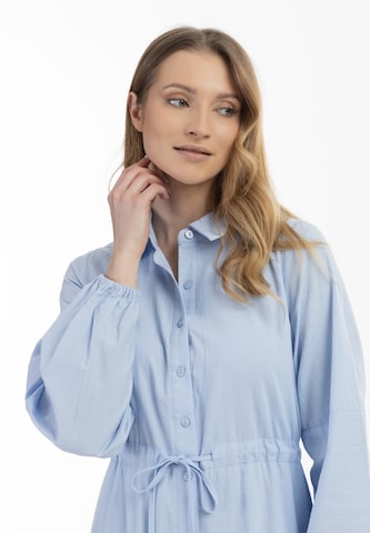 usha WHITE LABEL Skjortklänning i blå