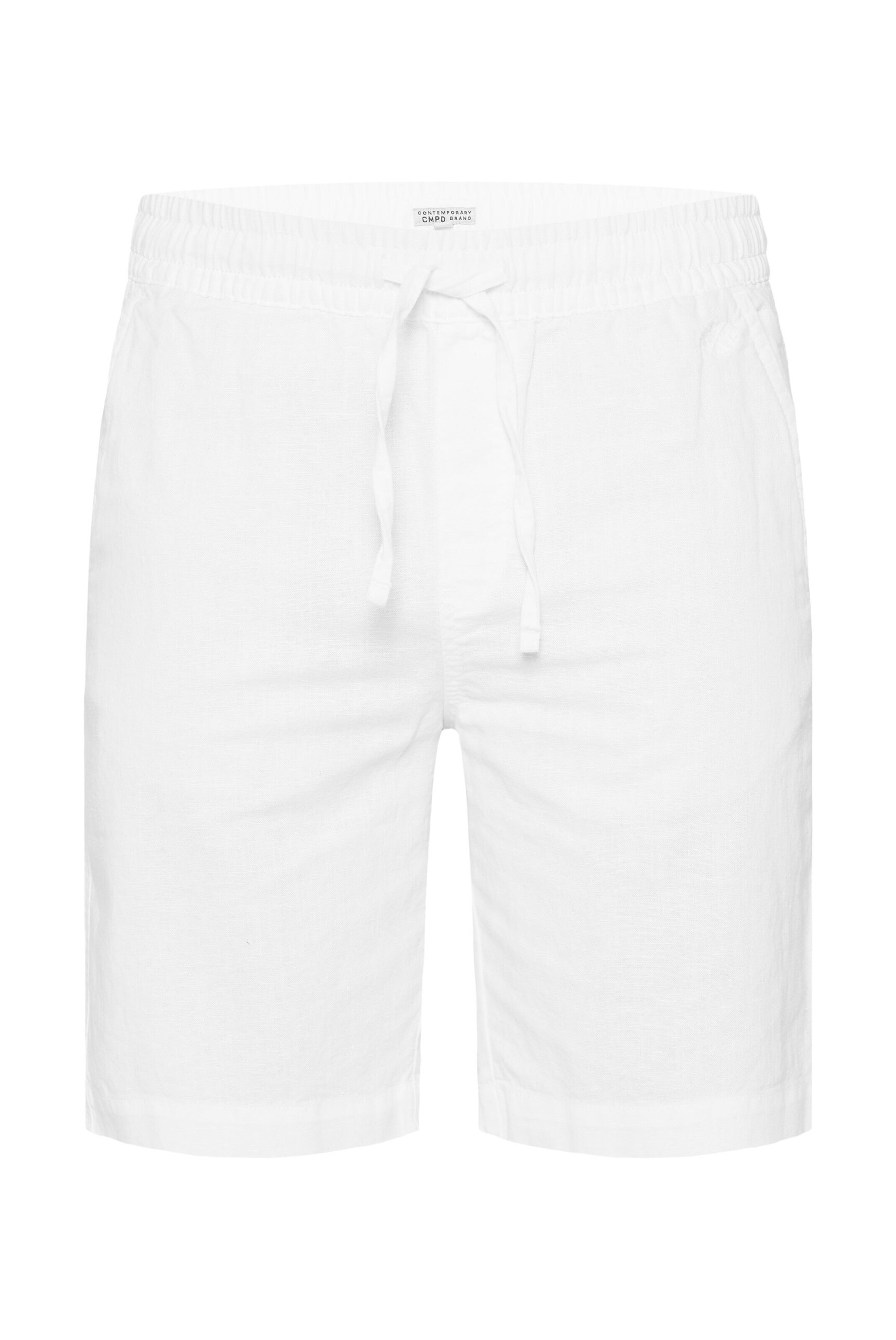 CMPD Regular Pants in White: front