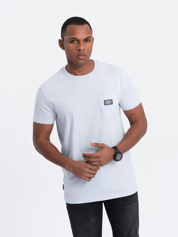 Ombre Shirt in Blauw: voorkant