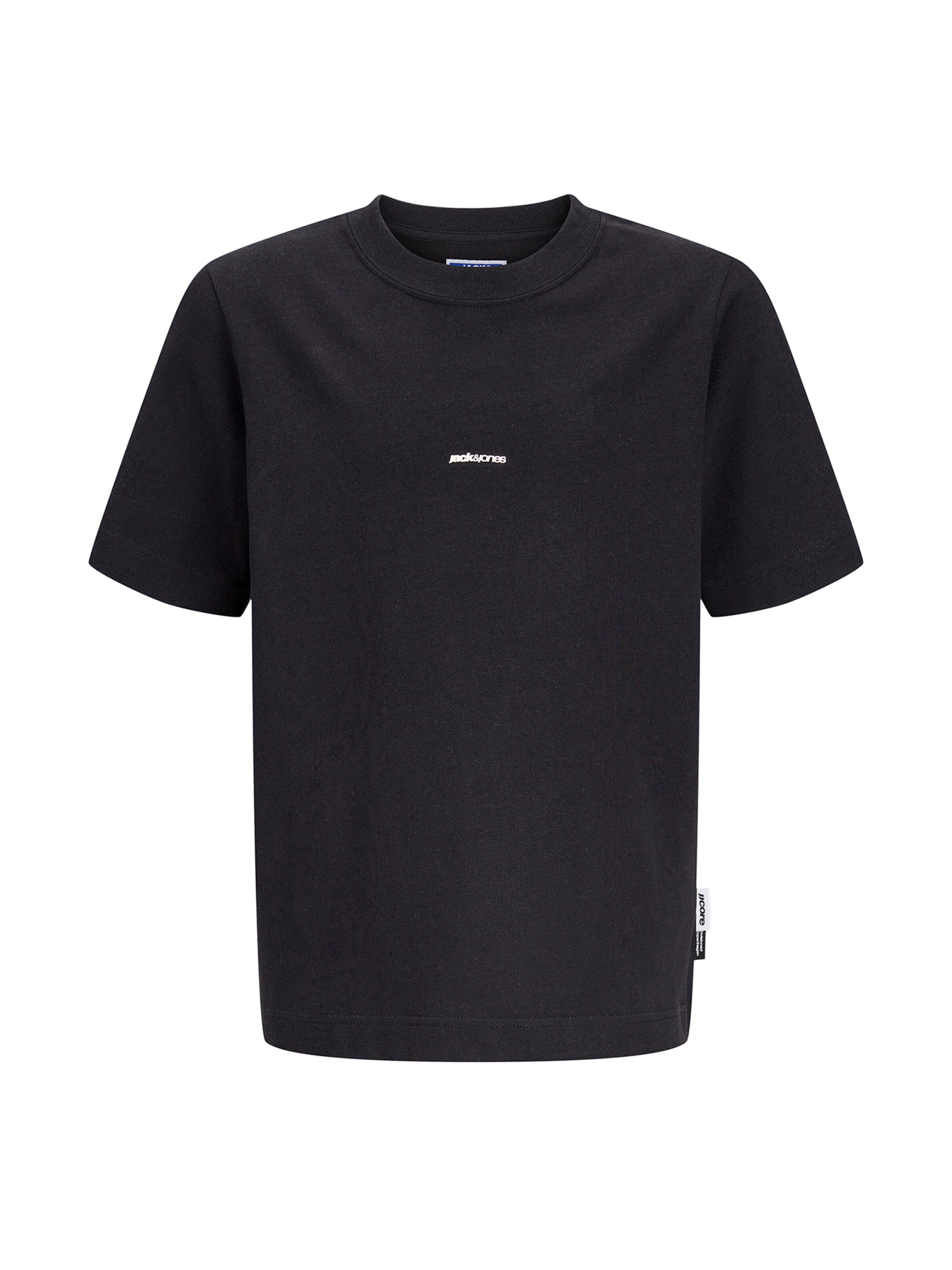 Jack & Jones Junior Majica 'JCOCLUB' | črna barva: sprednja stran