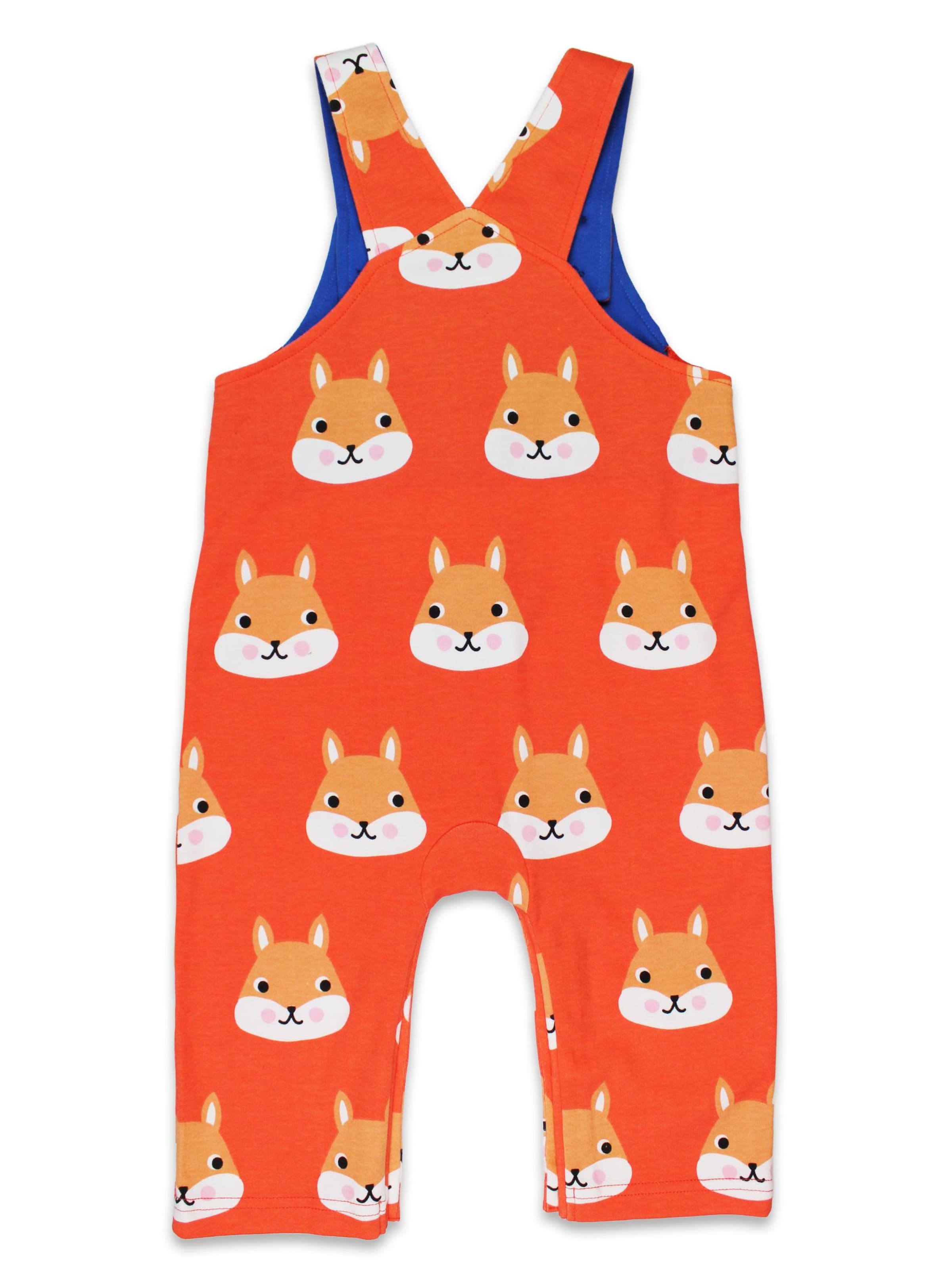 Toby Tiger Regular Overalls 'Eichhörnchen' in Orange