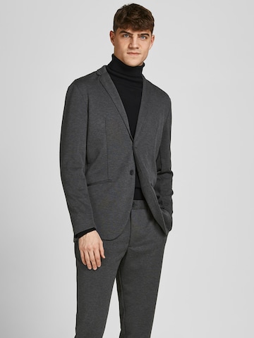 JACK & JONES Slim fit Blazer 'BECK' in Grey