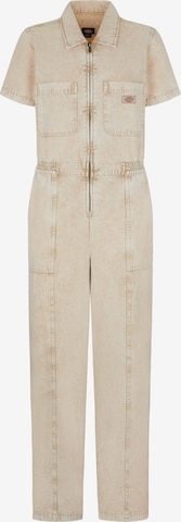 DICKIES Jumpsuit 'NEWINGTON' in Beige: front