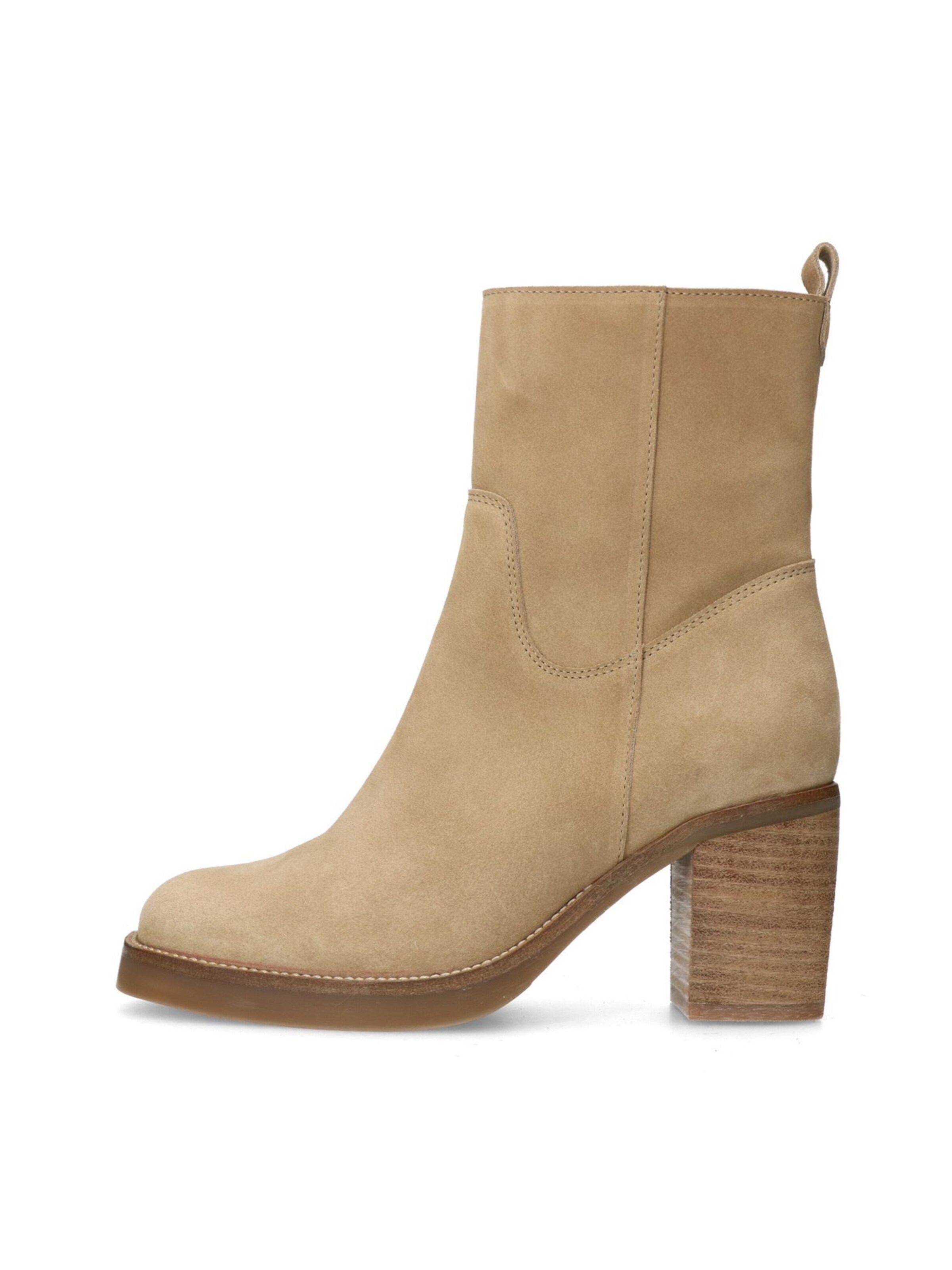 MANFIELD Stiefelette in Beige