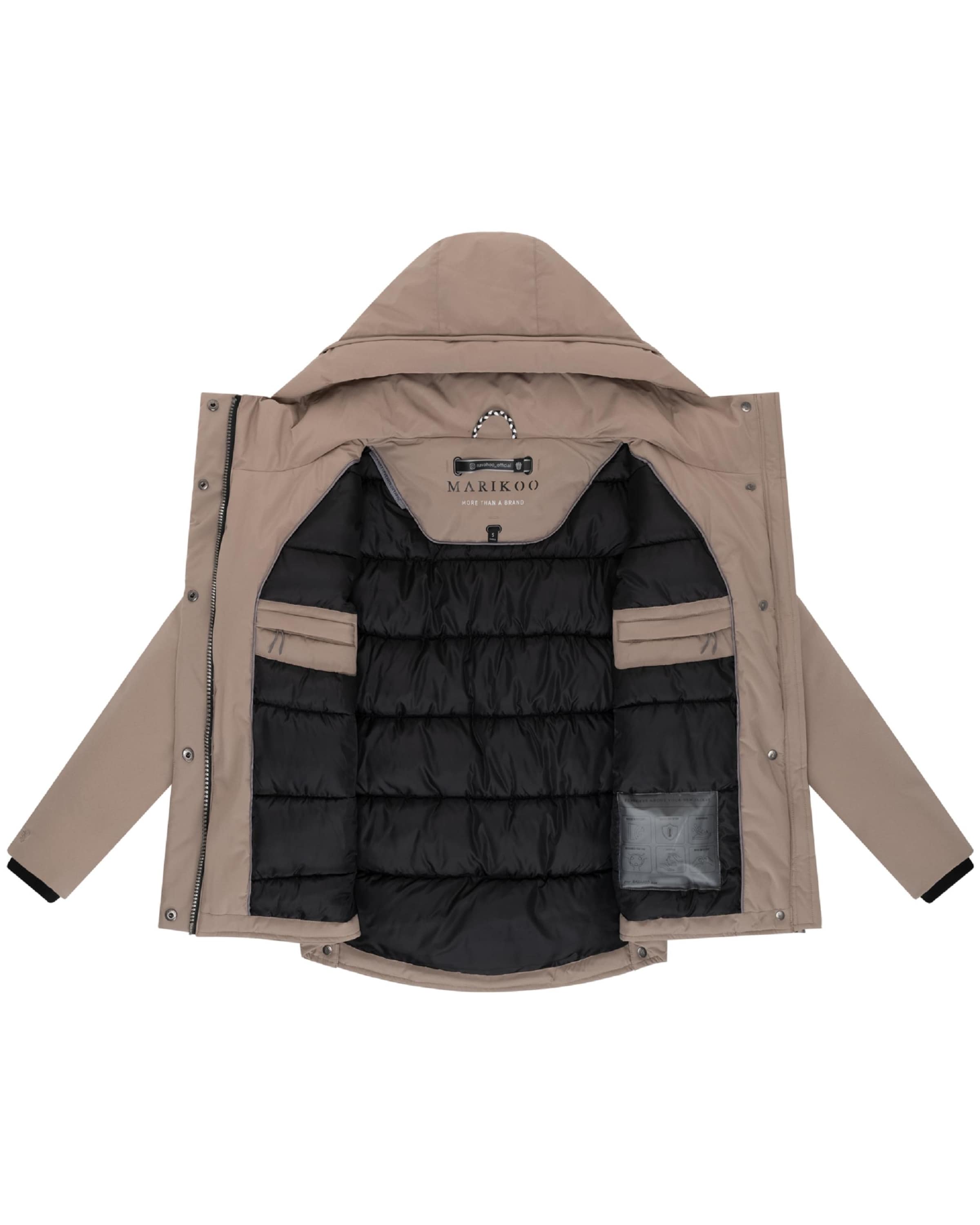 MARIKOO Winter Jacket 'Yeminaa 16' in Brown
