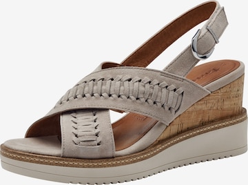 TAMARIS Sandals in Grey: front