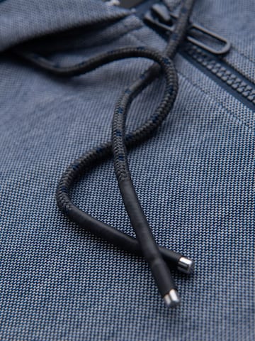 Ombre Sweatvest 'OM-SSZP-0191' in Blauw