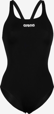 ARENA - Bustier Traje de baño 'Team Pro' en negro: frente