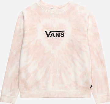 Sweat-shirt VANS en rose : devant