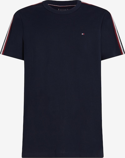 TOMMY HILFIGER Majica u mornarsko plava / rubin crvena / bijela, Pregled proizvoda
