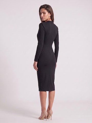 Robe fourreau 'LIZ T' AUDRAY en noir