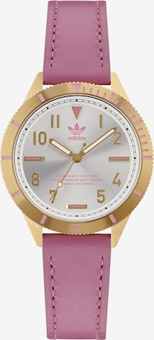 ADIDAS ORIGINALS Analoguhr 'Ao Fashion Edition Three Small' in Pink: Vorderseite
