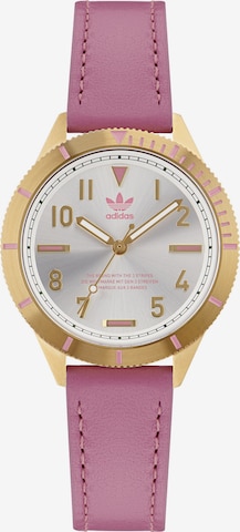 ADIDAS ORIGINALS Analoguhr 'Ao Fashion Edition Three Small' in Pink: predná strana