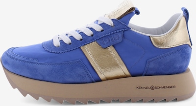 Kennel & Schmenger Sneakers 'PITCH' in Blue / Gold, Item view