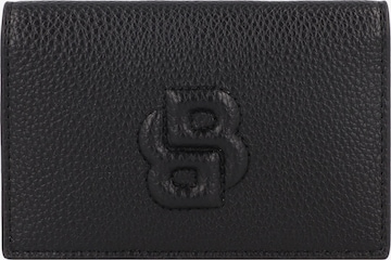 Porte-monnaies BOSS en noir : devant