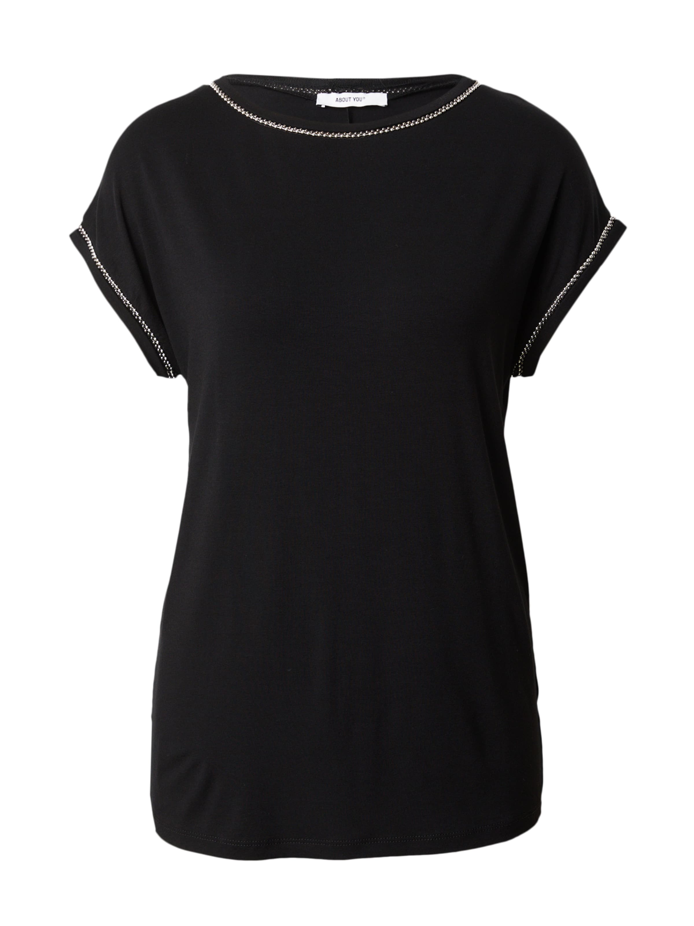 ABOUT YOU Μπλουζάκι 'Ruth' σε μαύρο: μπροστά