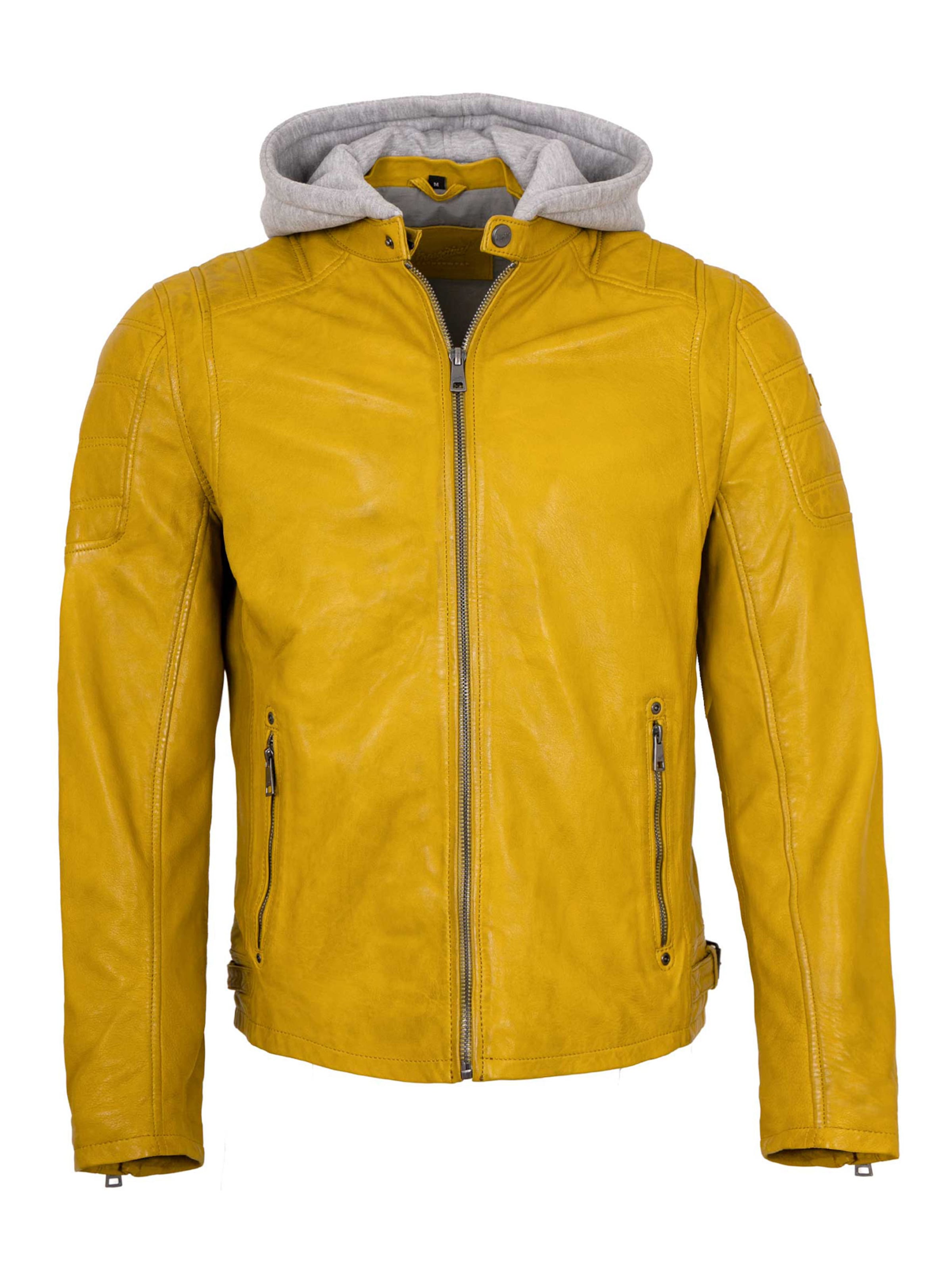 Mauritius Between-Season Jacket 'MMRylo' in Yellow: front