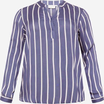 KAFFE CURVE - Blusa en azul: frente
