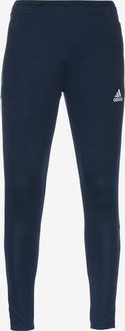 ADIDAS SPORTSWEAR Tapered Workout Pants 'Tiro 21' in Blue: front