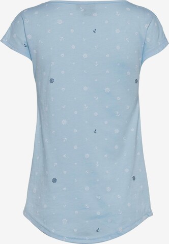 WLD - Camisa 'Follow Rivers' em azul