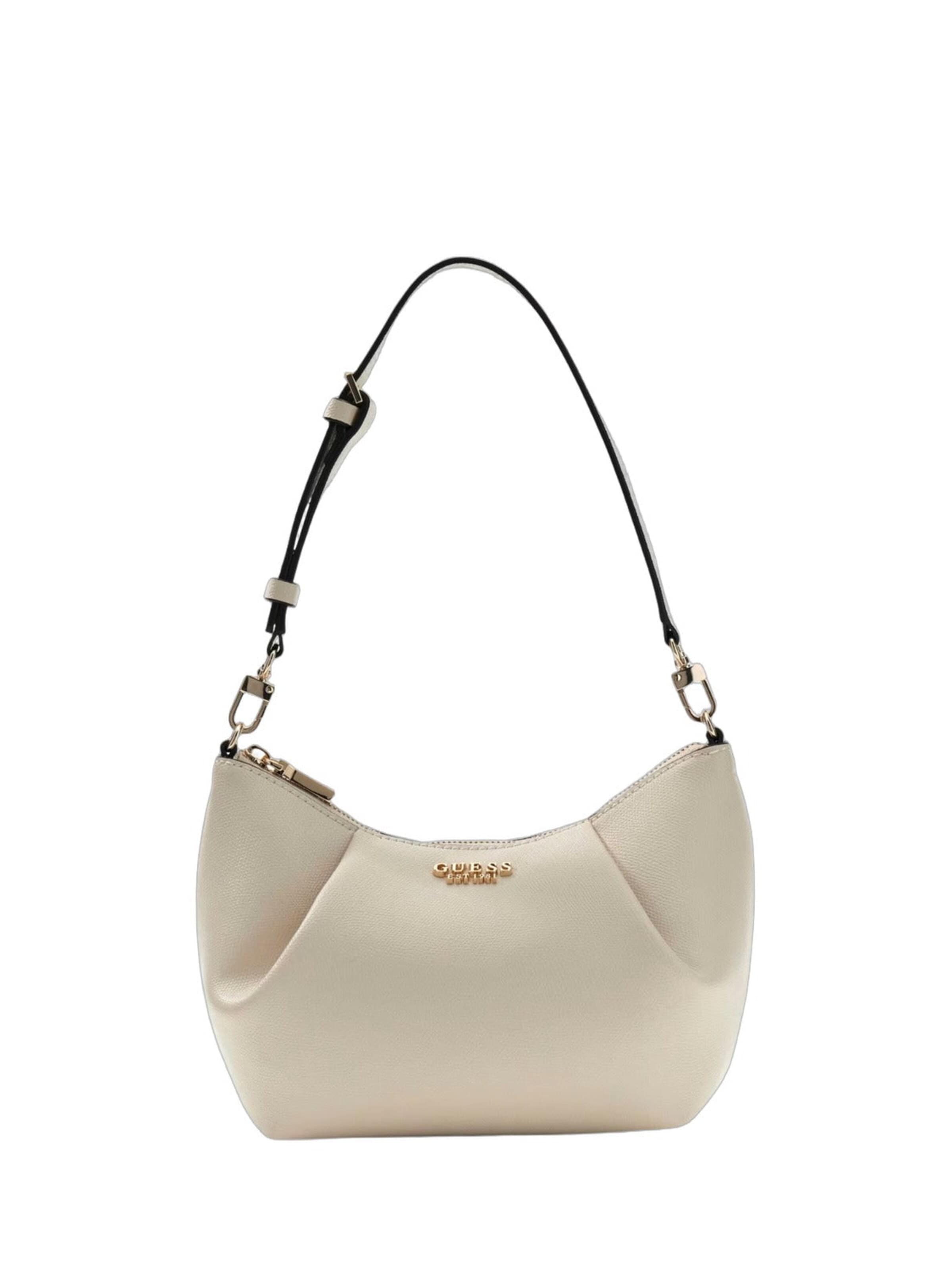 GUESS Taška cez rameno 'Guess Sac Bandoulière Noelle Off White' - Biela: predná strana