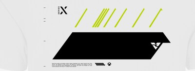 ABOUT YOU x XBOX T-Shirt 'X Future' in schilf / schwarz / weiß, Produktansicht