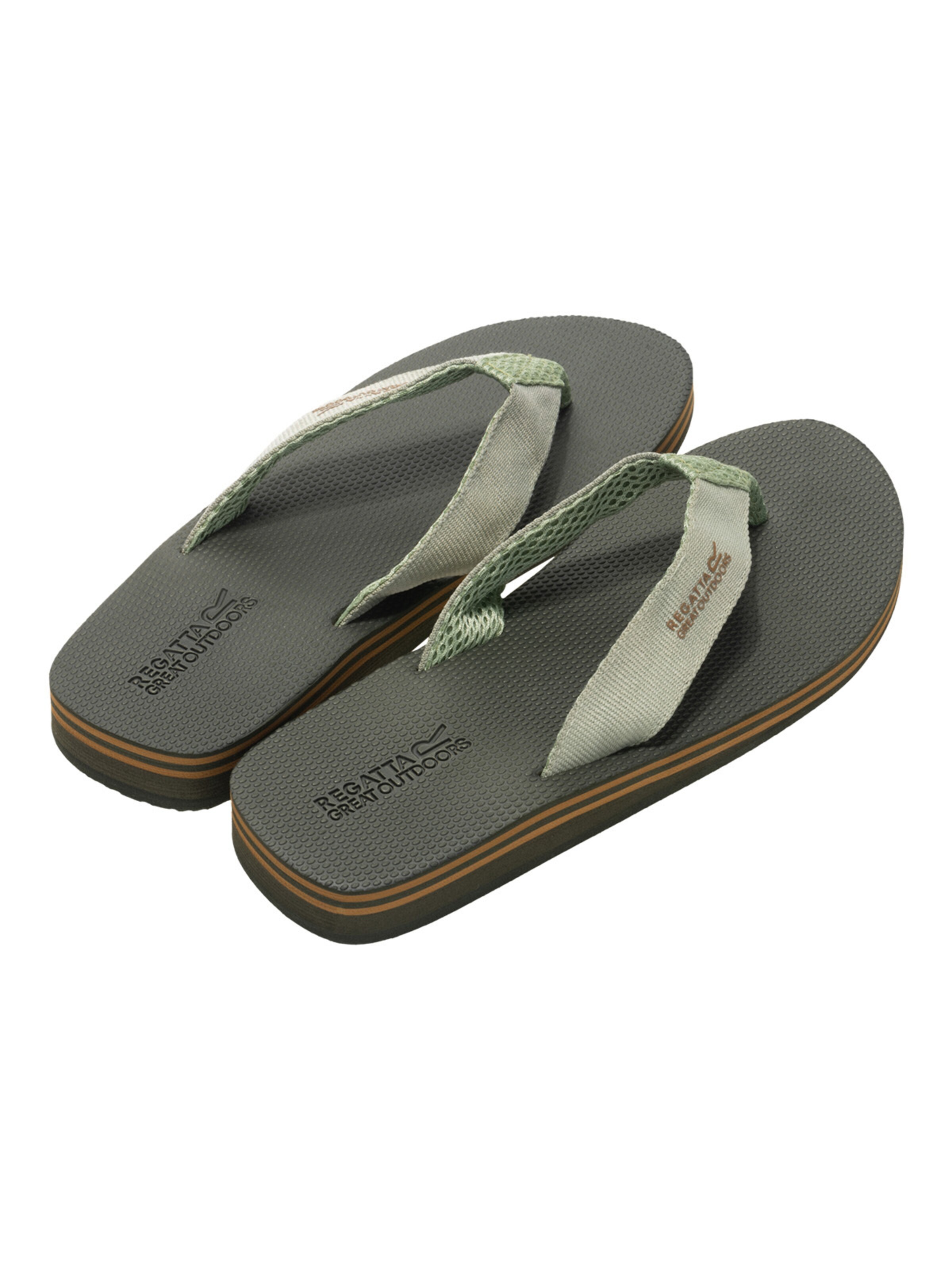 REGATTA Sandals 'Freizeitschuhe Rico in grün' in Green