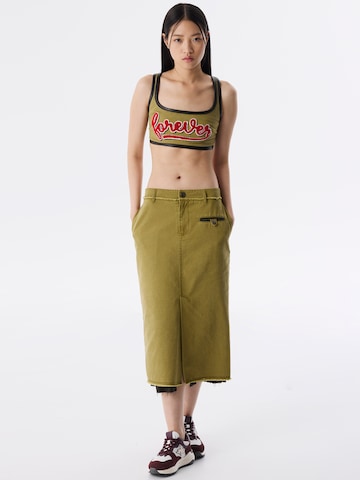 Haut Twist en vert