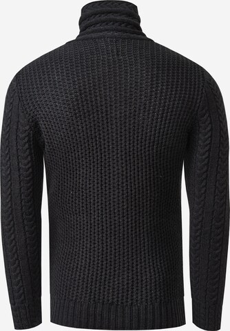 Rusty Neal Knit Cardigan in Black