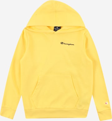 Champion Authentic Athletic Apparel - Sweatshirt em amarelo: frente