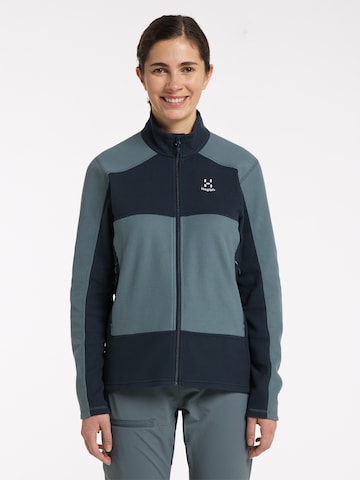 Haglöfs Athletic Fleece Jacket 'Buteo' in Blue: front