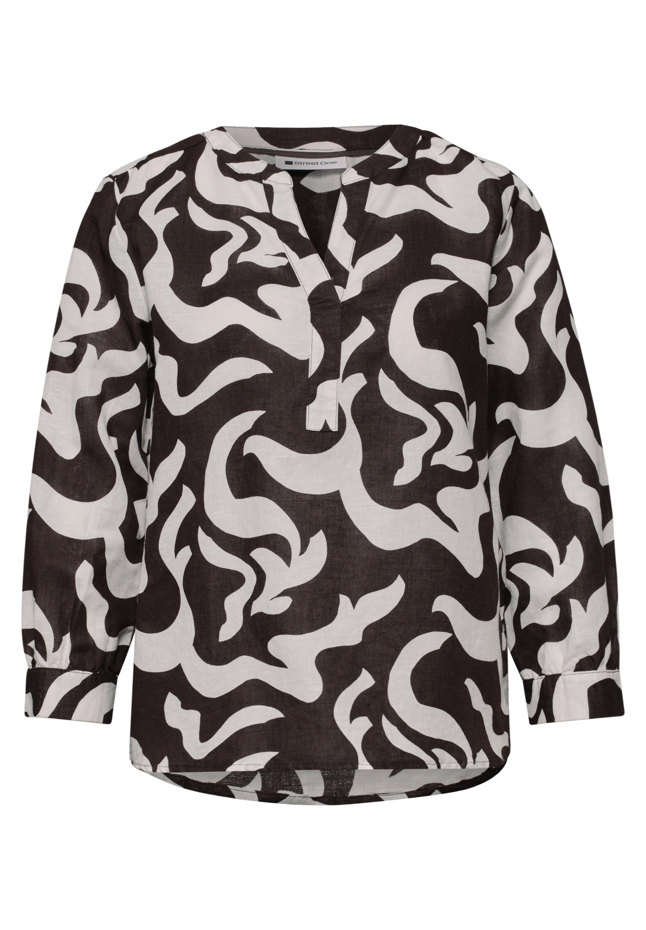 STREET ONE Bluse in Braun: Vorderseite