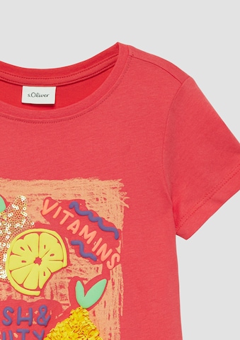 s.Oliver T-Shirt in Rot