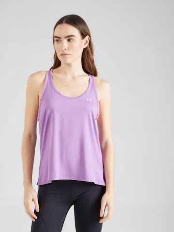 UNDER ARMOUR Sporttop 'Knockout' in Lila: voorkant
