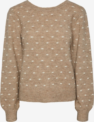 Pull-over 'JESSICA' PIECES en beige : devant