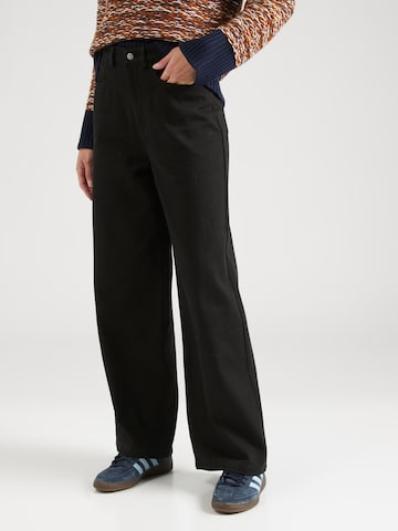 Wemoto Wide leg Broek in Zwart: voorkant