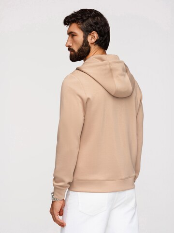 Ombre Sweat jacket in Beige