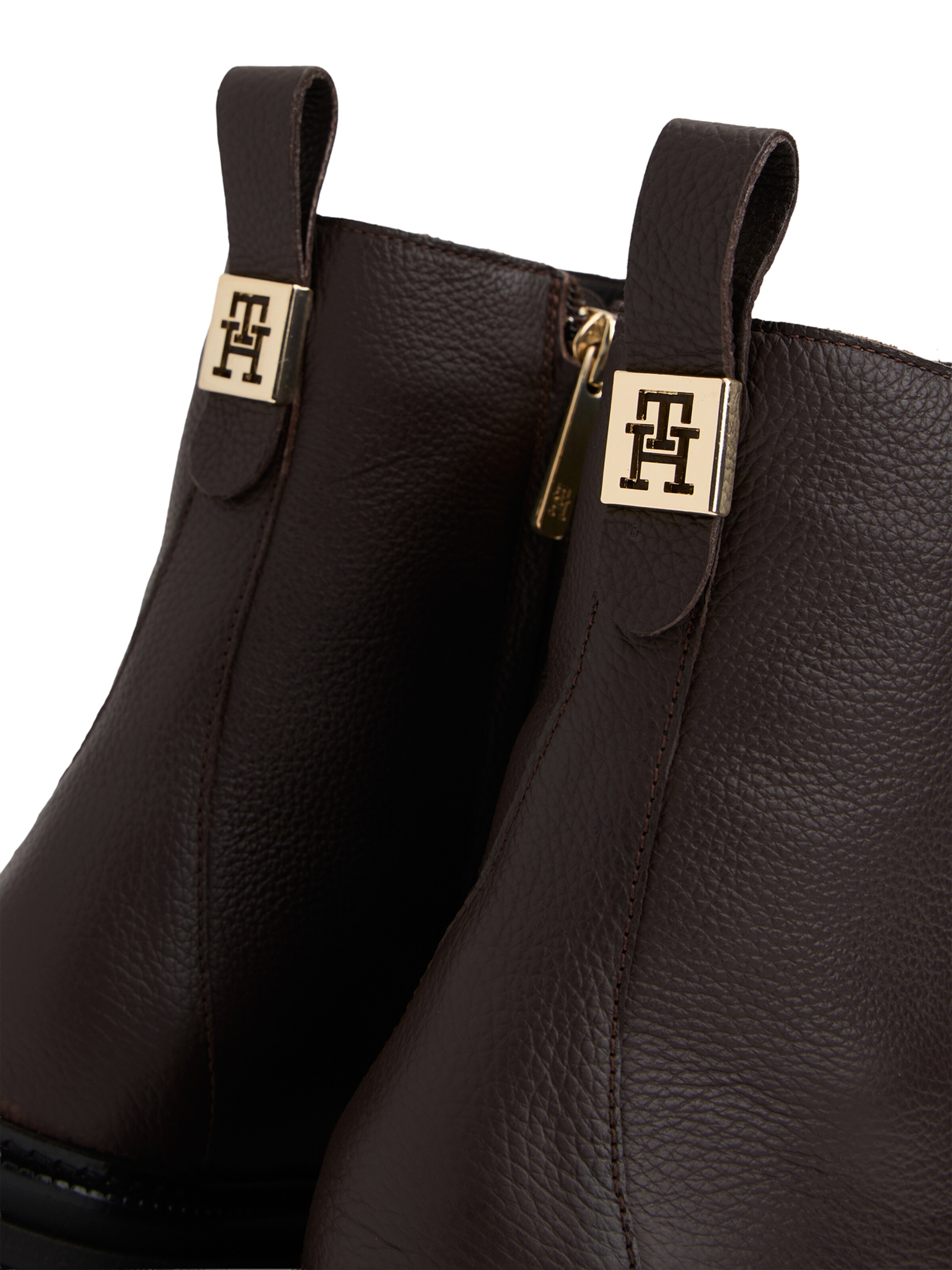 TOMMY HILFIGER Lace-Up Ankle Boots in Brown