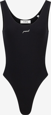 Young Poets Shirt Bodysuit 'Yannie' in Black: front