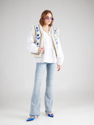 Fabienne Chapot Flared Jeans 'Eva' in Blauw