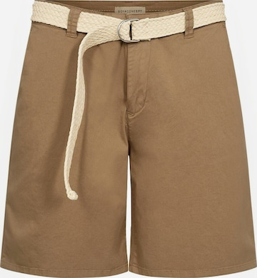 Pantaloni eleganți 'Roverna' de la Soyaconcept pe maro: față